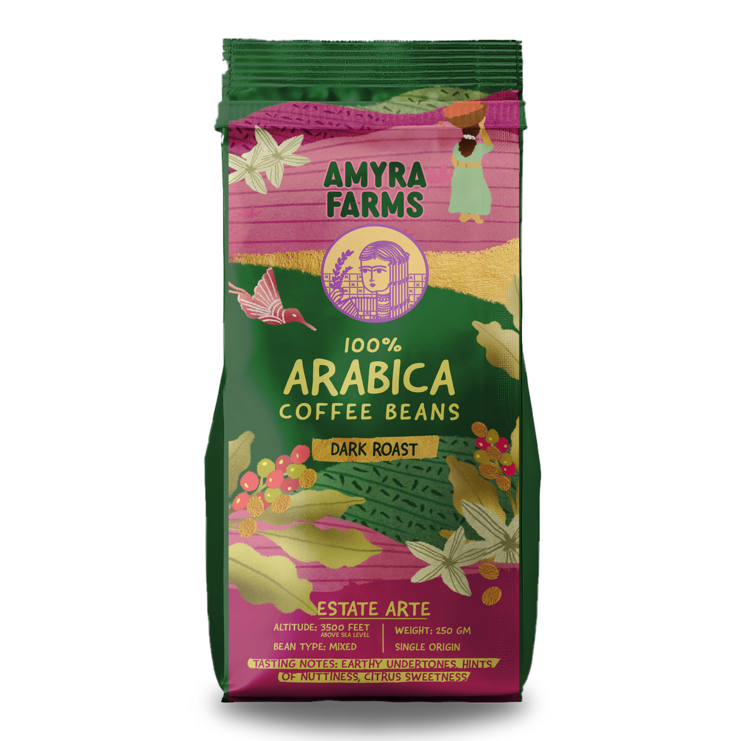 Speciality 100 % Arabica Coffee Beans | Dark Roast