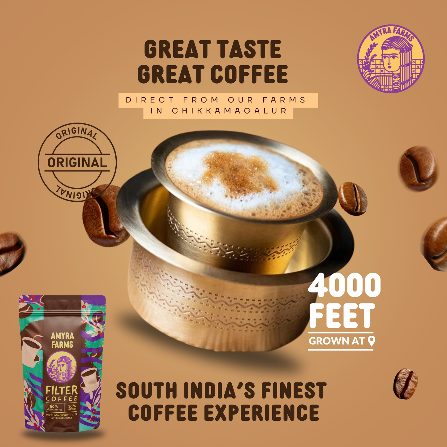 Filter Coffee | Kaapi Blend | Pack of 2