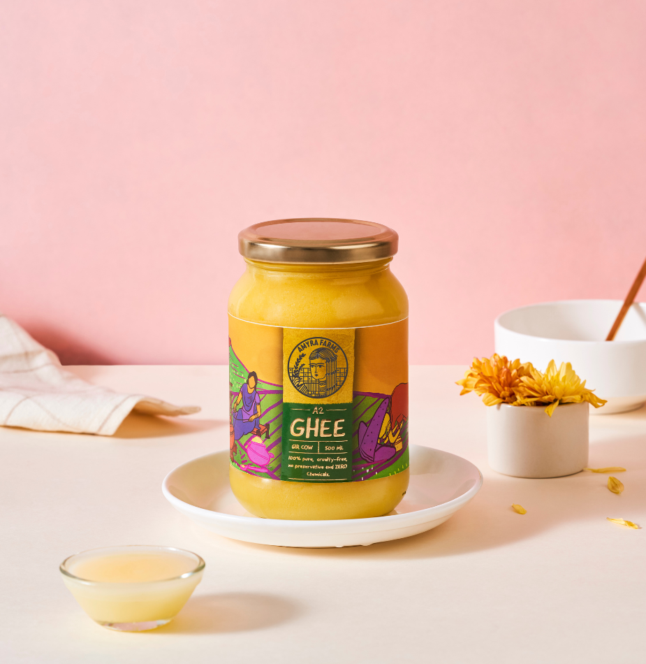 A2 Gir Cow Ghee Made From Bilona Method