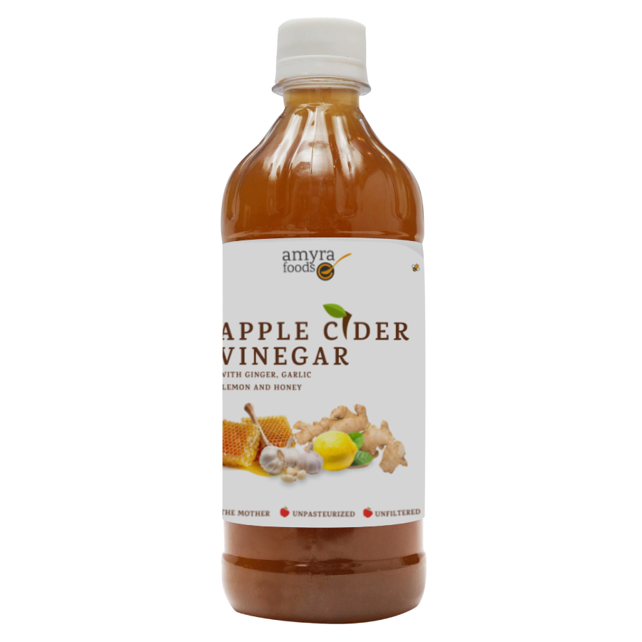 Wellness Wonder Apple Cider Vinegar with Ginger, Garlic, Lemon & Honey